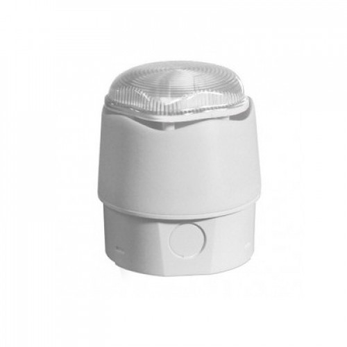 958CHL1601, Banshee Excel Lite CHL - White with Clear Beacon, Deep Base