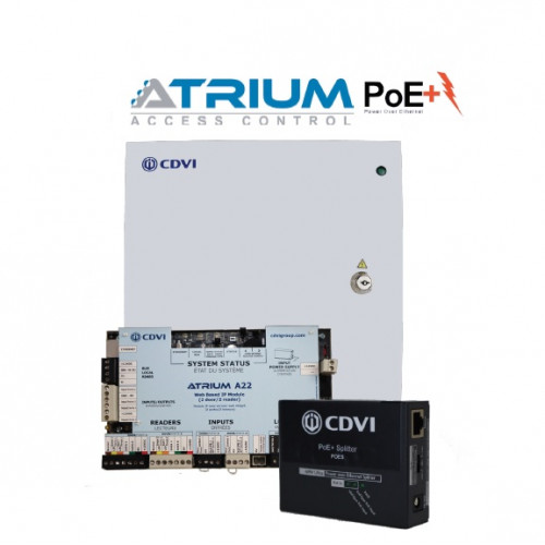 CDVI (A22-POE) ATRIUM 2-Door PoE Ultra Controller