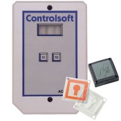 Controlsoft, AC-3210-P, 1 Door Control Unit with Panel Mount Proximity Reader