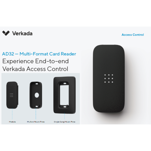 AD32HW, Verkada AD32 Multiformat Card Reader
