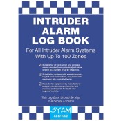 SYAM (ALB/100Z) Intruder Alarm Log Book, A4 Format
