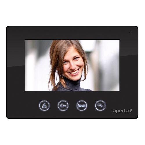 APERTA (APMONB) Colour Video Door Entry Monitor - Black