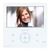 APERTA (APMONWG) Colour Video Door Entry Monitor with Record Facility - White