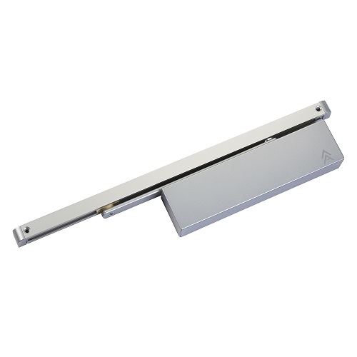 Arrow, AR324-S-S, Slide Arm Door Closer, Silver Finish - Variable Power