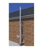 Altron, AW1934/4/R, 4m Right-Hand Tilt Wall Mounted CCTV Poles