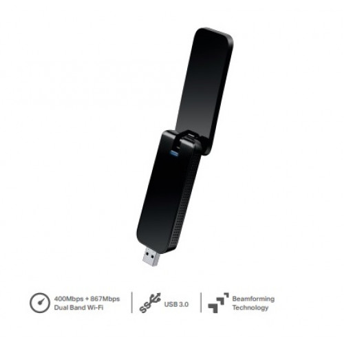 TP-Link (Archer), T4U, AC1300 Dual Band Wireless USB Adapter