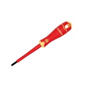 Bahco, BAH196030100, Insulated Screwdriver Slotted Tip 3X0.5X100