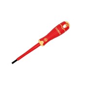 Bahco, BAH196040100, Insulated Screwdriver Slotted Tip 4.0X0.8X100