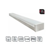 BF530W-1, Batten LED Single 24W 1532mm 4100K Smooth Opal Diffuser