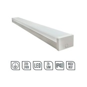 BF550WE-1, Batten LED Twin 46W 1535mm 4100K Smooth Opal Diff - 3 Hr Em