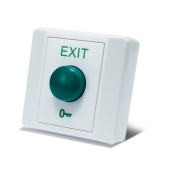 ICS, BGDS, Plastic Green Dome Button - PRESS TO EXIT (Standard size)
