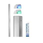 BO600EVO, Architectural handle, 2x300kg monitored magnets, 2500mm, LED indication
