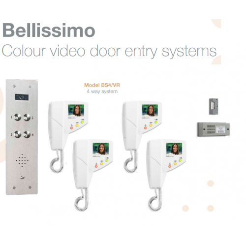 Bell (BS4/VR) FOUR Way Flush Bellissimo Vandal Resistant Kit