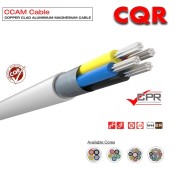 CQR (CABCCAS4/WH/100M) 4Core Screen White Type3 TinStrand CCA UK 100m Reel