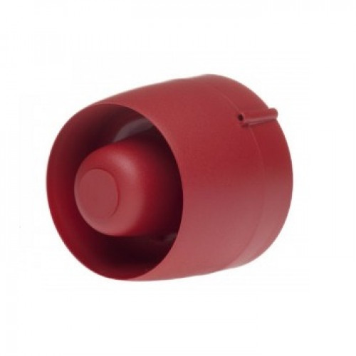 CC-510-137, Marine Approved Wall Sounder, Shallow Base - Red