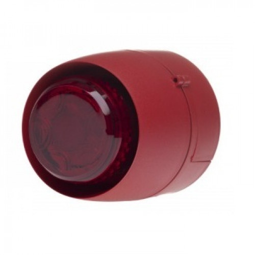 CC-511-144, Marine Approved Sounder/Beacon, Shallow Base - Red Body, Red Lens