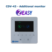 CDV (CDV-43) 2EASY 4.3" additional monitor in white
