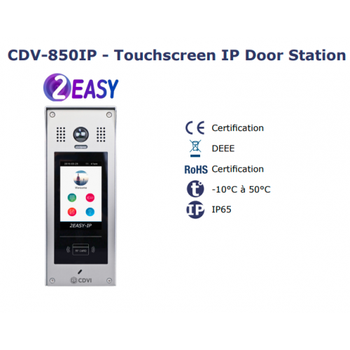 CDV (CDV-850IP) 2EASY IP touchscreen video door station