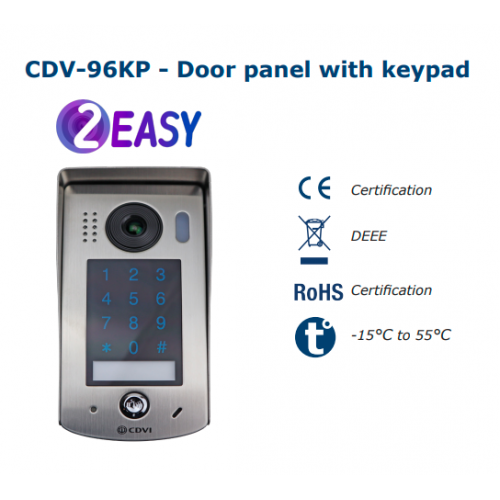 CDV (CDV-96KP) 2EASY door station with keypad