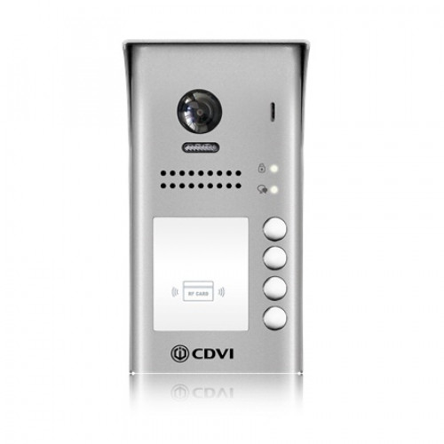 CDV97-4ID, 4 Button Video Door Entrance Station, Surface Low Profile