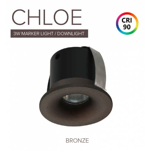 Save Light (CHLOE-BRZ-3/4K) Chloe Bronze Bezel with Fitting 3000K/ 4000K