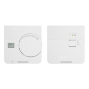 SANGAMO (CHPRSTATDRF) CHOICE PLUS ROOM THERMOSTAT DIGITAL WHITE WIRELESS