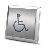 ICS, CM-45-2, 4" DDA Switch Surface Mount - Wheelchair Logo Only Square