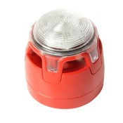 Honeywell (CWSS-RR-S5) EN54-23 and 3 Appr. Sounder Beacon - Red Flash