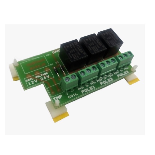 Dantech, DA254U_12VDC, 12V DC Access Control Tri-relay Module - PCB Only