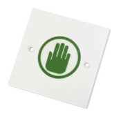DA420/GH, 12V DC Proximity Request To Exit Switch with Green Hand Symbol