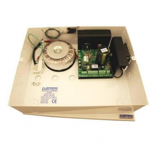 DA449/P, 12V DC 8A / 24V DC 4A Psu User Selectable On Plate with Fan Upstand
