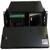 DA454/24, 2U Rack PSU 24V DC 4A with Monitoring, Fire Switching and Space For 7Ah Battery