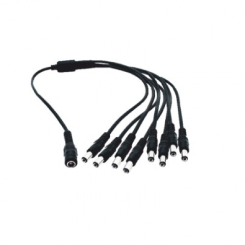 Hikvision, DC08, 1 to 8 Way Power Lead/DC Cord