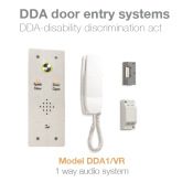 Bell (DDA1/VR) 1 Way Door Entry DDA Kit - Flush Mount