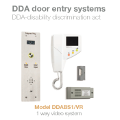Bell (DDABS1/VR) 1 Way DDA Flush Mount Video Entry Kit