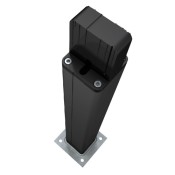 CAME (DELTA-BN) Black Anodized Aluminum Post for Bi-directional Fitting