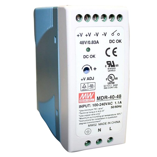 DF648, DIN Rail DC Power Supply for µltraLink I/O Modules