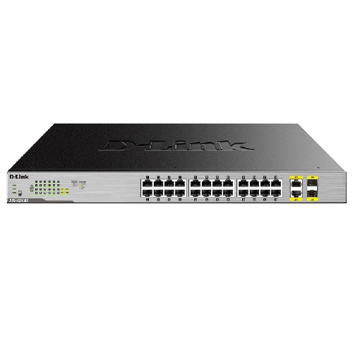 D-Link, DGS-1026MP, 24-Port Desktop Gigabit PoE + 2GE Combo Switch