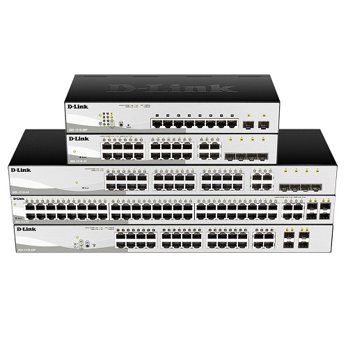 D-Link (DGS-1210-08P) 8-Port Gigabit PoE Smart Managed Switch