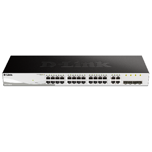 D-Link, DGS-1210-24, 24-Port GB Smart Managed Switch W/ 4 SFP Ports