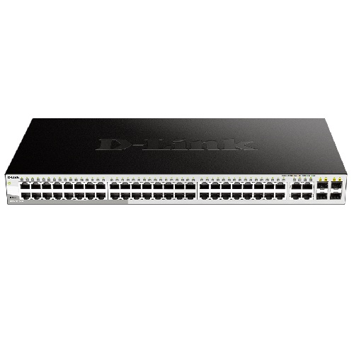 D-Link, DGS-1210-52, 52-Port GB Smart Managed Switch W/ 4SFP ports