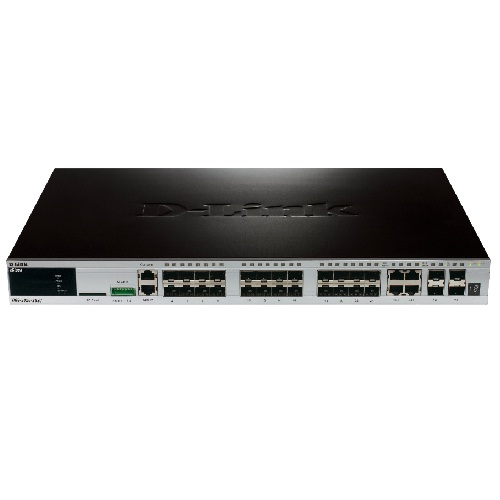 D-Link, DGS-3420-28SC, xStack 24-port SFP Layer 2+