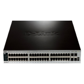 D-Link, DGS-3420-52P, 52-Port GB L2+ Stackable Managed PoE Switch