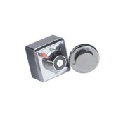 DH/CFS/24, 24Vdc Flush Door Holder and C/W Switch - Chrome