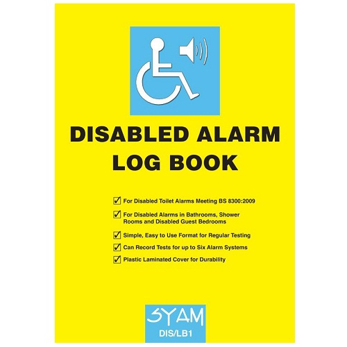 SYAM (DIS/LB1) Disabled Alarm Log Book, A4 Format