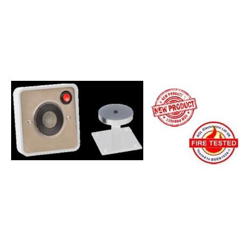 RGL, DR-01-W, 24Vdc Door Hold Open Magnet with White Hooded Back Box