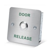 ICS, DRB002F-DR, Stainless Steel Flush Exit Button - Door Release