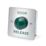 ICS, DRB004F-DR, Green Dome Flush Exit Button - Door Release