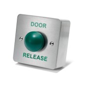 DRB004S-DR, Exit Button - Green Dome Flush - DOOR RELEASE - SURFACE