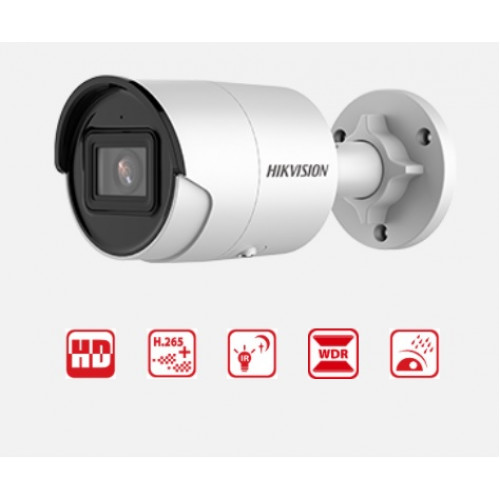 DS-2CD2086G2-IU(2.8mm), 8MP AcuSense External Bullet, 2.8mm Lens, 30m IR